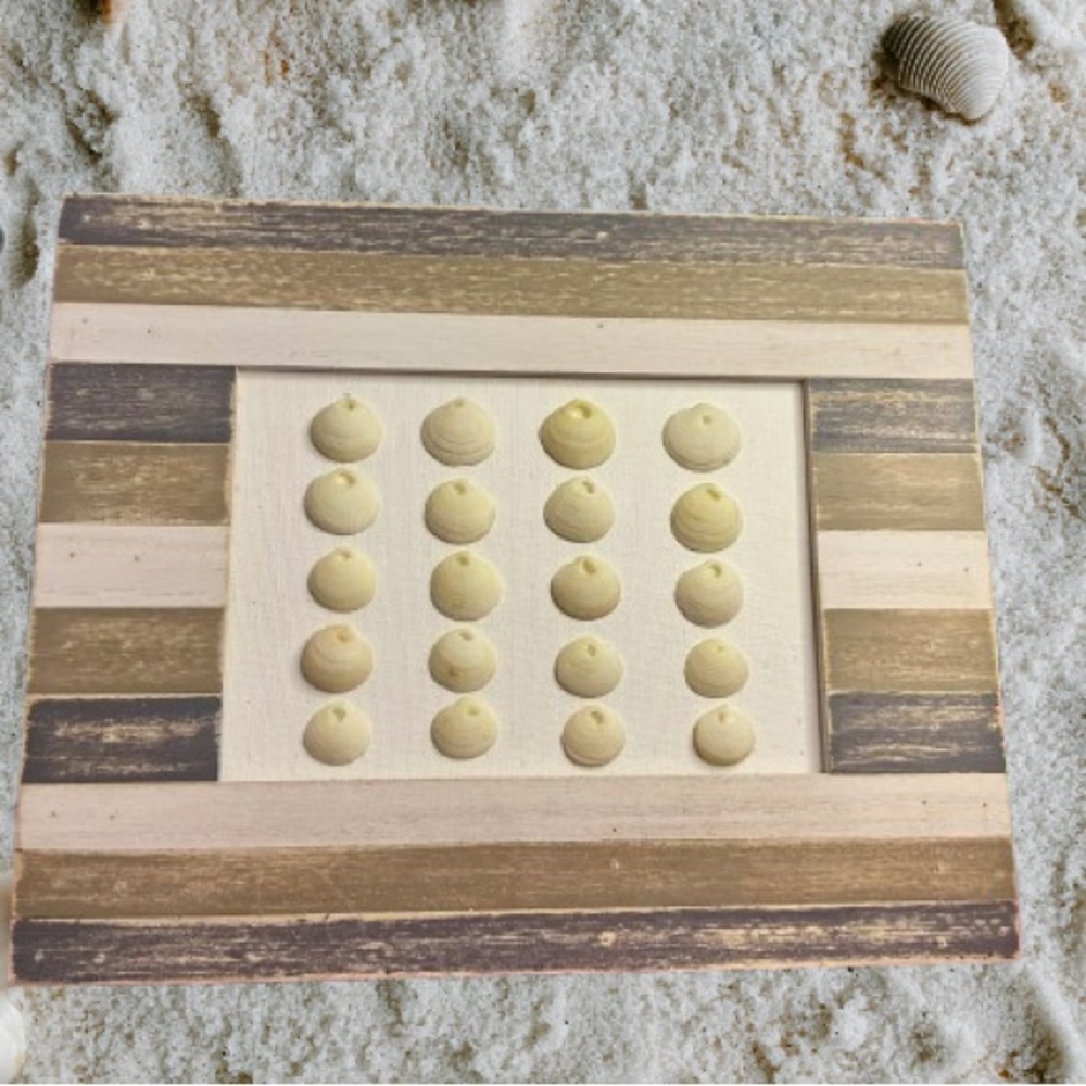 Rustic Seashell Wall Art Decor